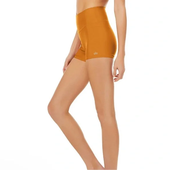 Alo Yoga High Waisted Shorts 3” - Picture 3 of 8